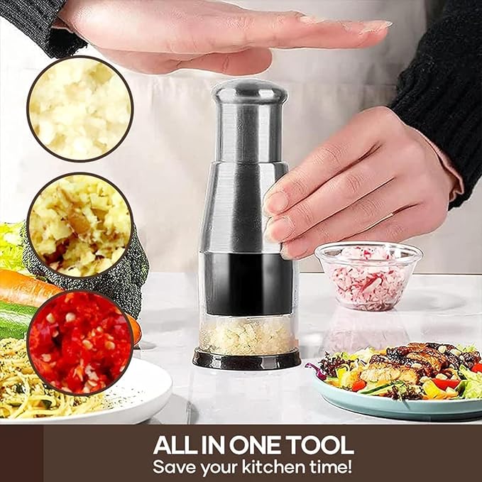 Picadora Manual de alimentos de acero