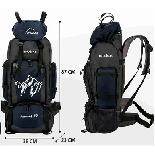 Mochila Impermeable 90 Lts Camping Viaje