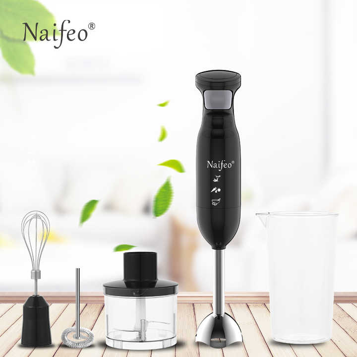 Mixer Cocina Eléctrico Portátil 3 en 1 - 300W TURBO Acero Inoxidable