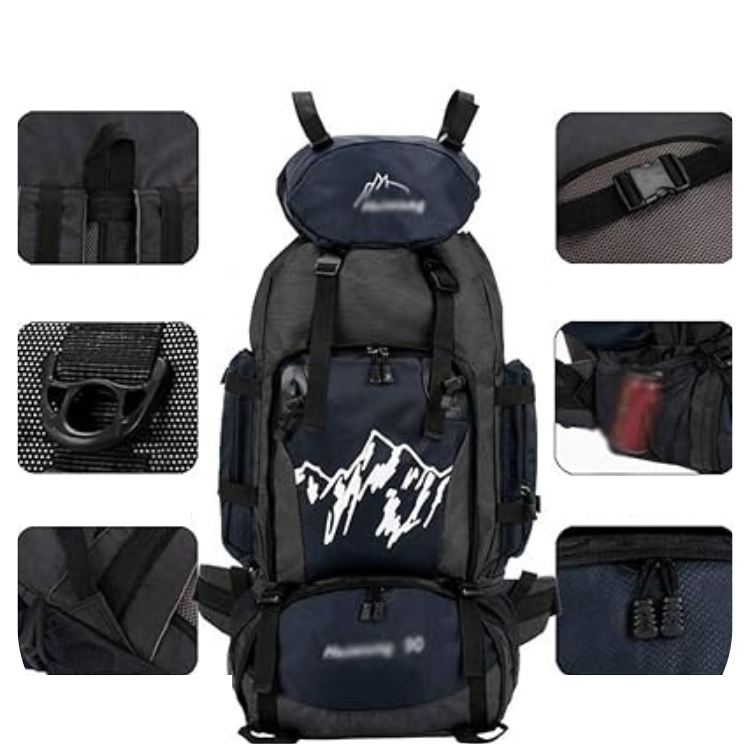 Mochila Impermeable 90 Lts Camping Viaje