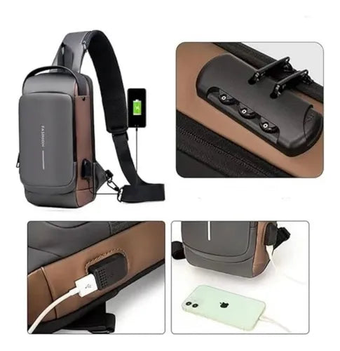 Bandolera Bolso Antirrobo Impermeable