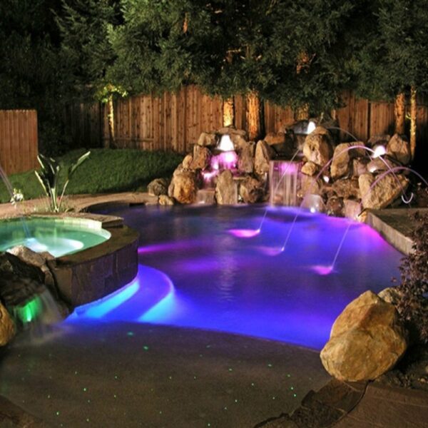 Luces de colores para piscinas