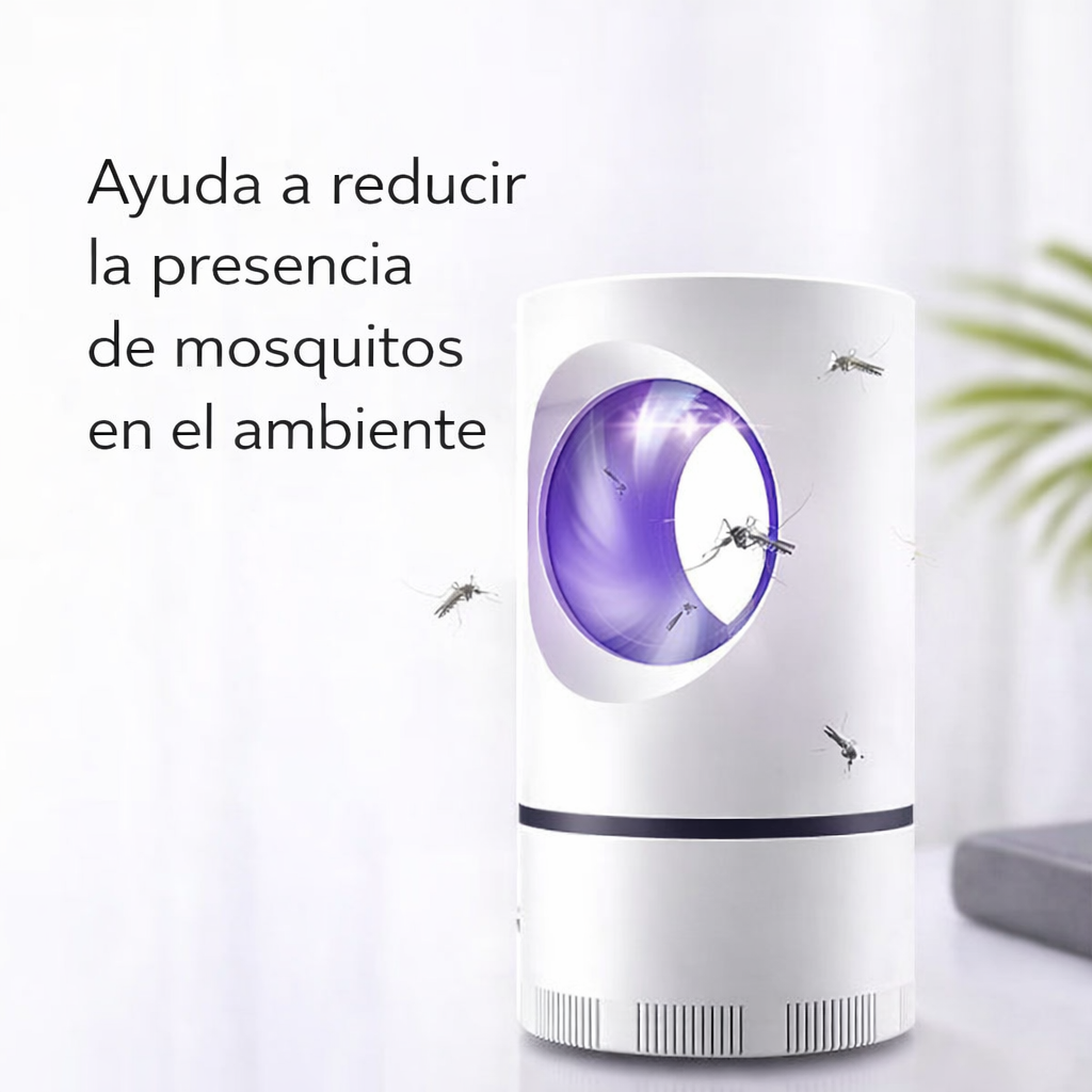 Lámpara LED Atrapa Mosquitos USB - Silenciosa y Sin Químicos para Casa