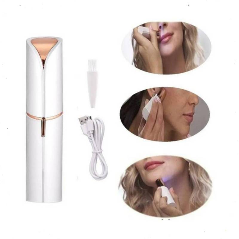 Depilador Facial Portátil Recargable – Suave y Sin Dolor