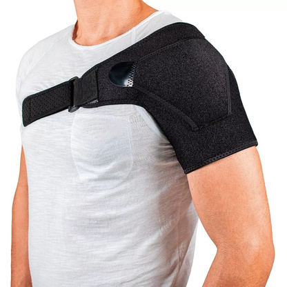 Soporte de Hombro Compresión Ajustable Reversible — Neopreno Transpirable