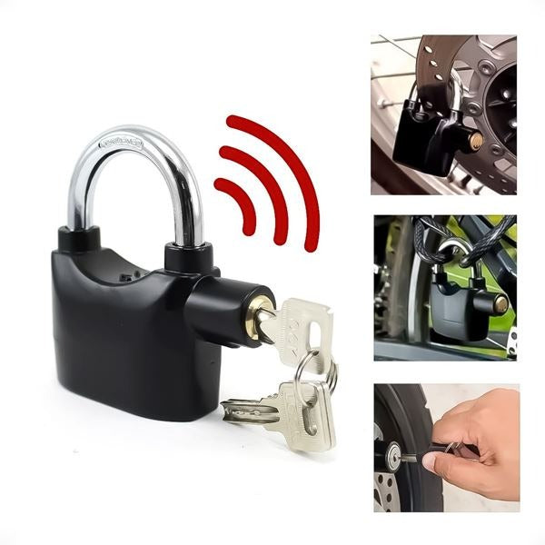 Candado Antirrobo con Alarma 110dB — Seguridad Real para tu Bici
