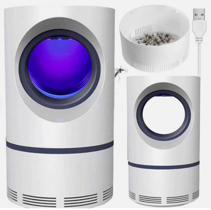 Lámpara LED Atrapa Mosquitos USB - Silenciosa y Sin Químicos para Casa