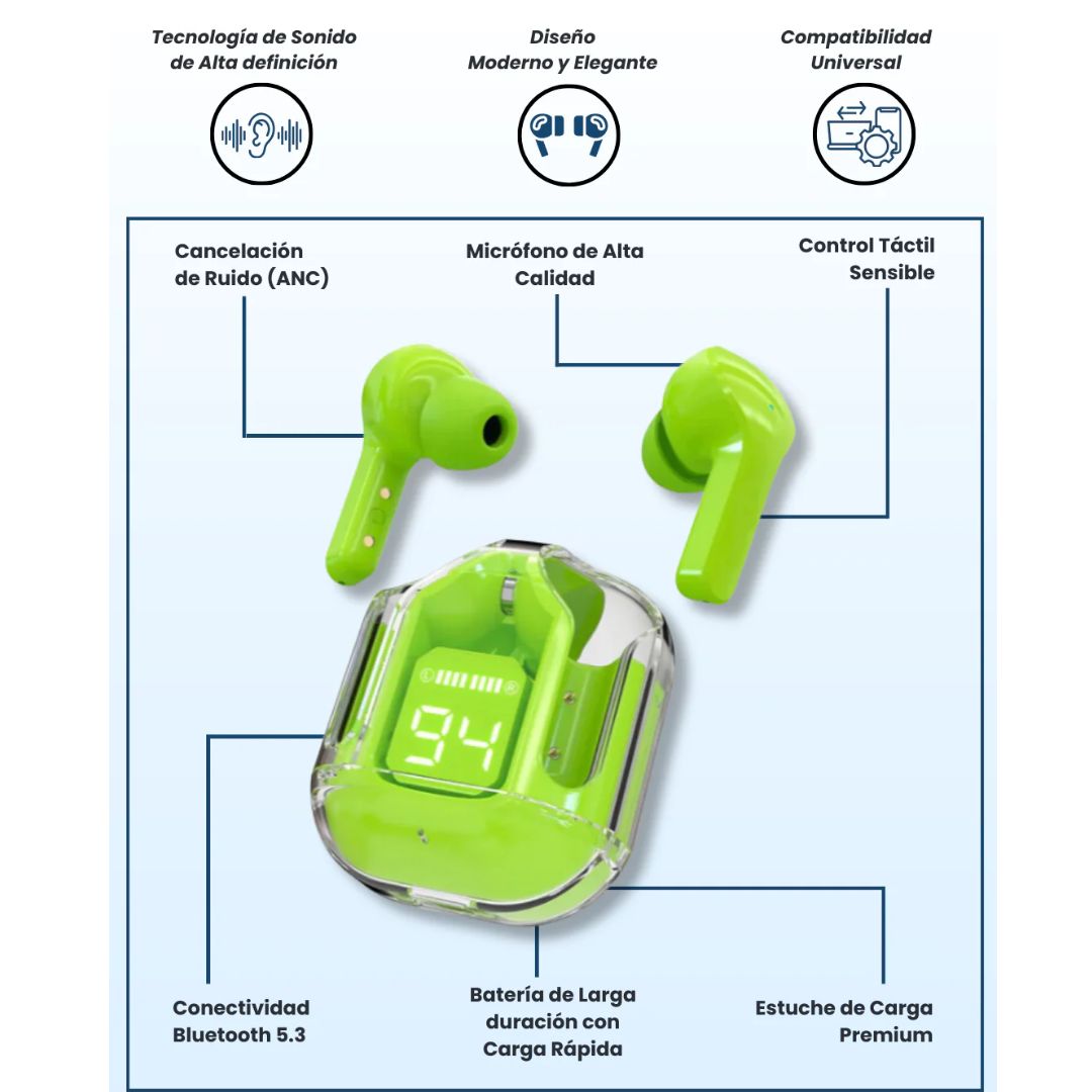 Audífonos Inalámbricos Air31 Bluetooth 5.3 - Sonido HD y Resistentes al Agua
