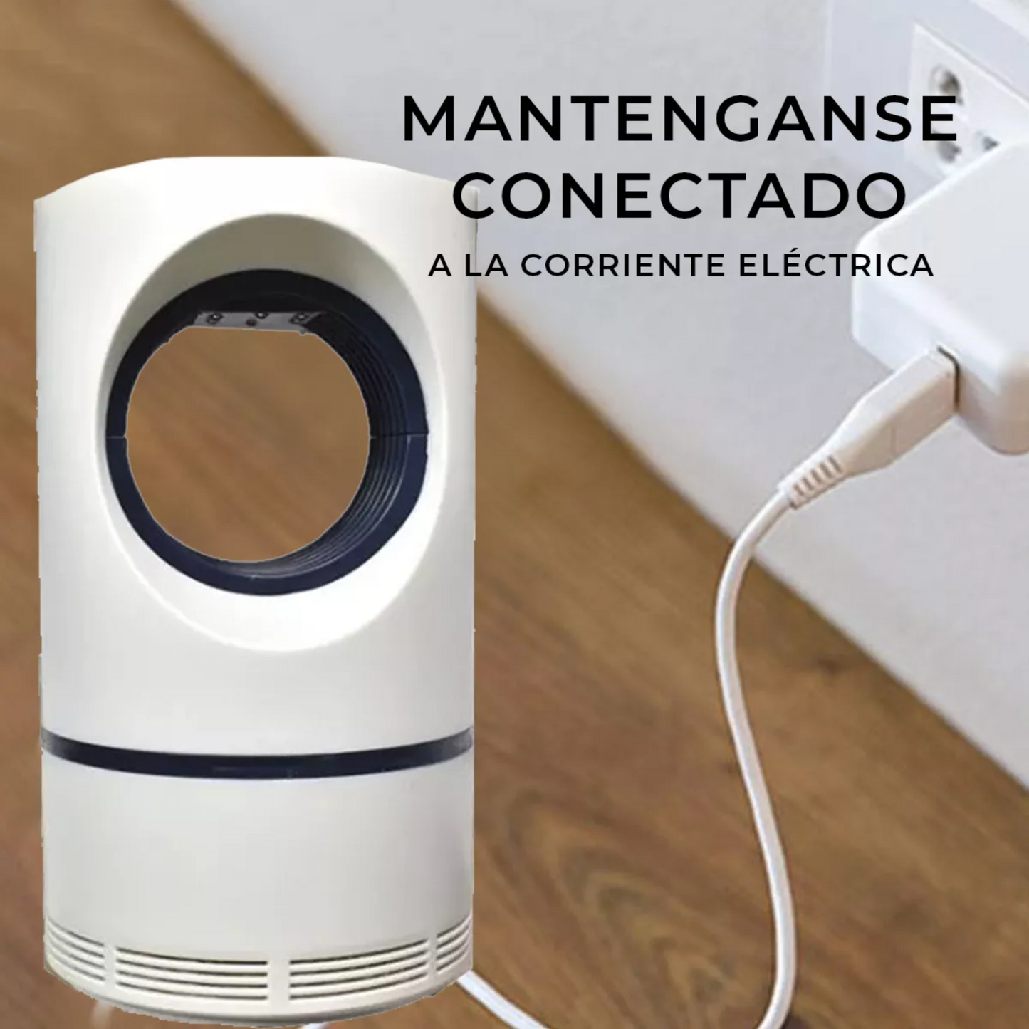 Lámpara LED Atrapa Mosquitos USB - Silenciosa y Sin Químicos para Casa