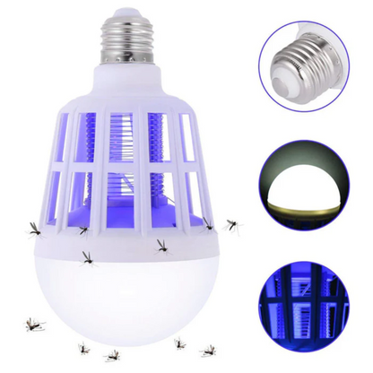 Ampolleta LED 2 en 1 Luz y Repelente de Mosquitos 15W