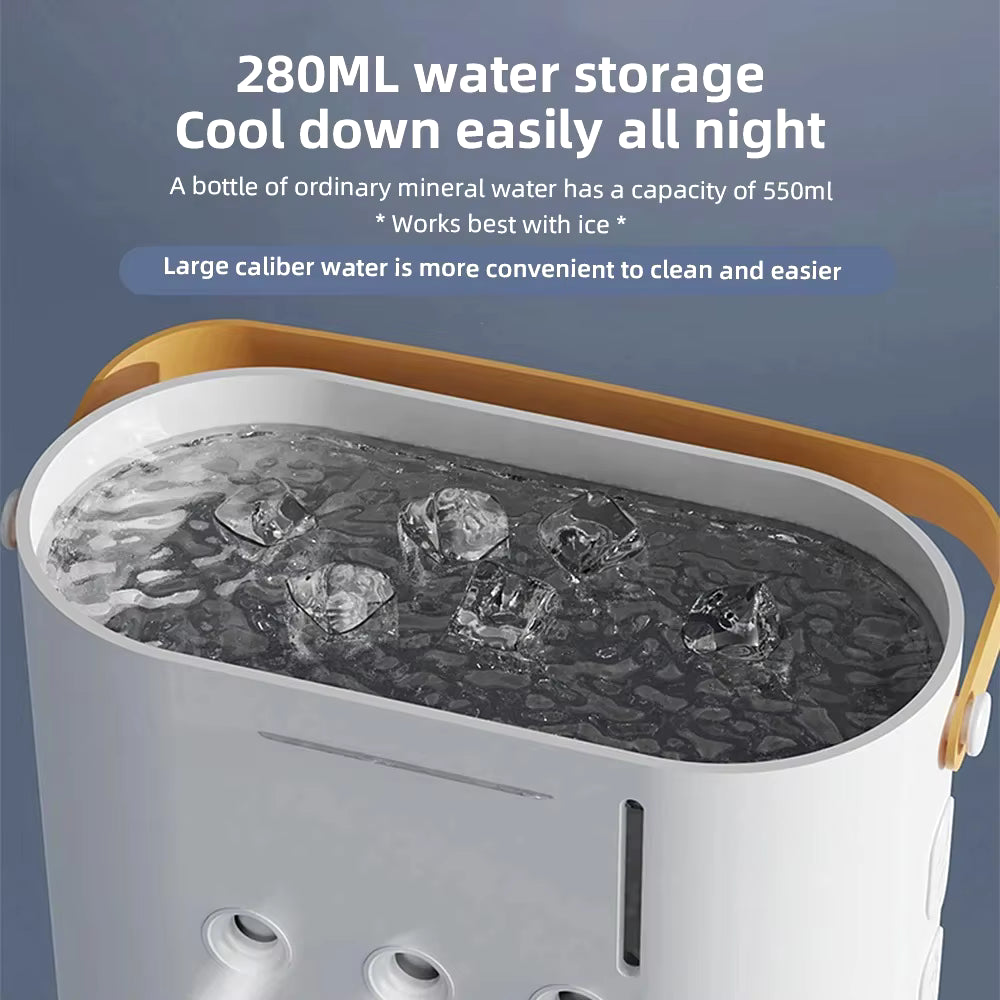 ventilador doble de escritorio con humidificador
