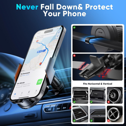 Soporte Cargador Inalámbrico para Auto con Rotación 360°