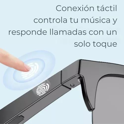 Gafas Inteligentes Inalámbricas con Control Táctil y Audio