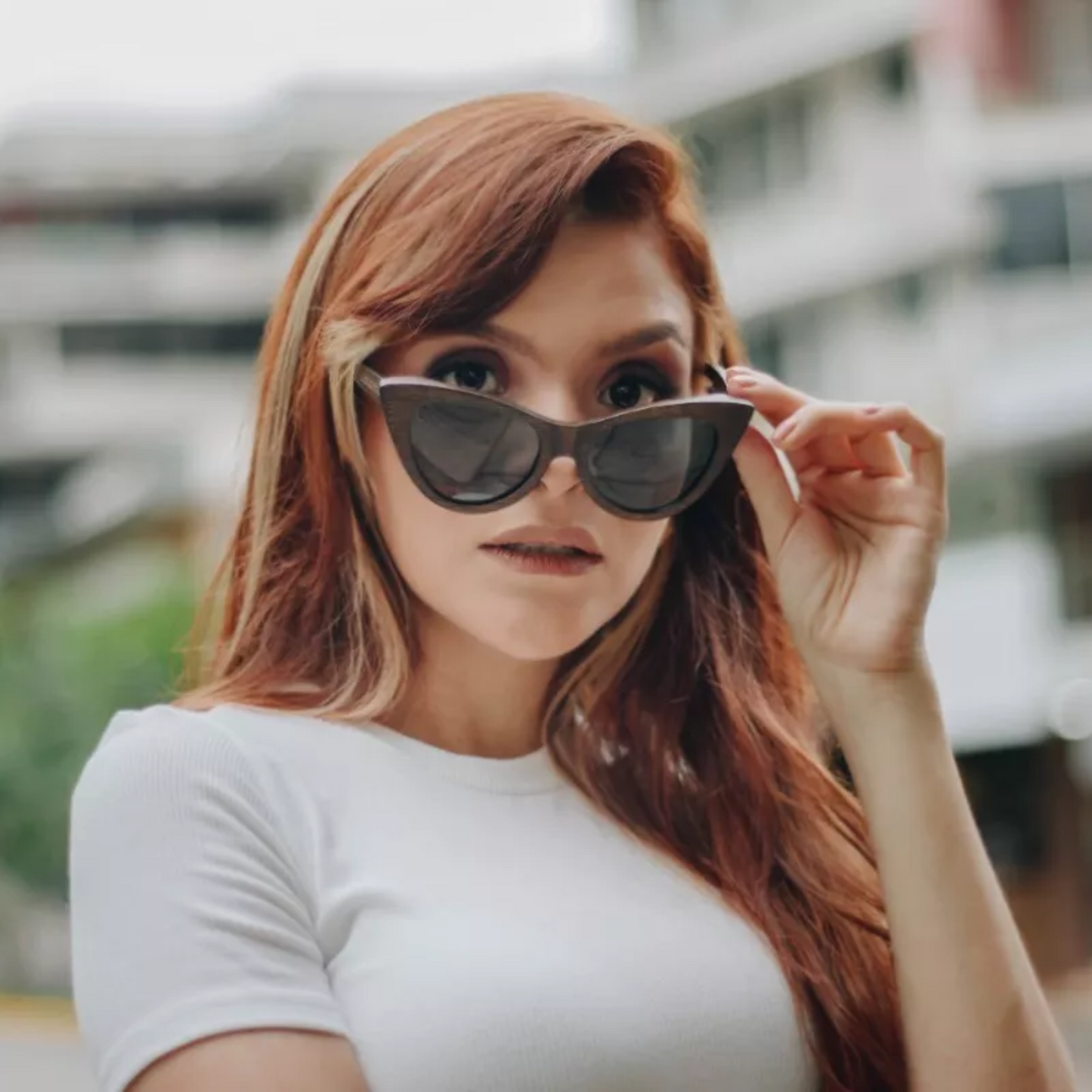 Gafas de Sol Mujer Polarizadas UV de Bambú Ecológicas