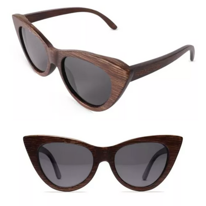 Gafas de Sol Mujer Polarizadas UV de Bambú Ecológicas