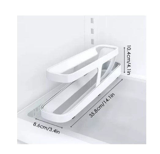 Huevera Dispensadora Organizadora — Orden Real en tu Refrigerador