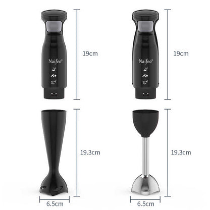Mixer Cocina Eléctrico Portátil 3 en 1 - 300W TURBO Acero Inoxidable