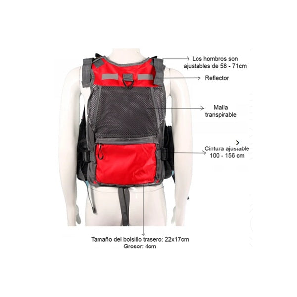 Chaleco salvavidas de Pesca