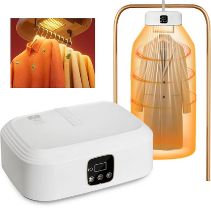 Secadora Portátil Plegable con UV y Temporizador — Seca en Cualquier Lugar
