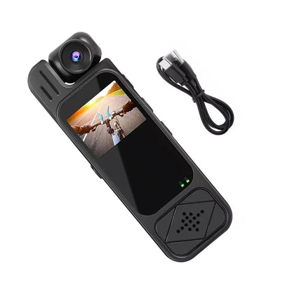 Videocámara Corporal Full HD con Pantalla LCD y Detección de Movimiento