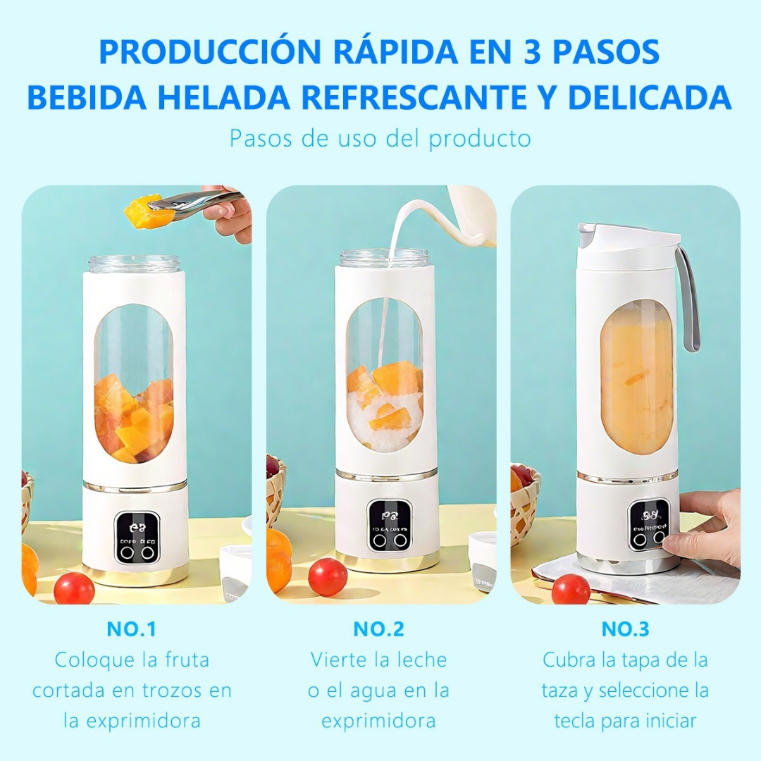 Licuadora Portátil USB Recargable 450ml