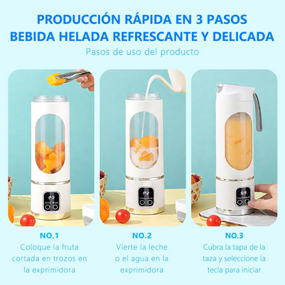 Licuadora Portátil USB Recargable 450ml