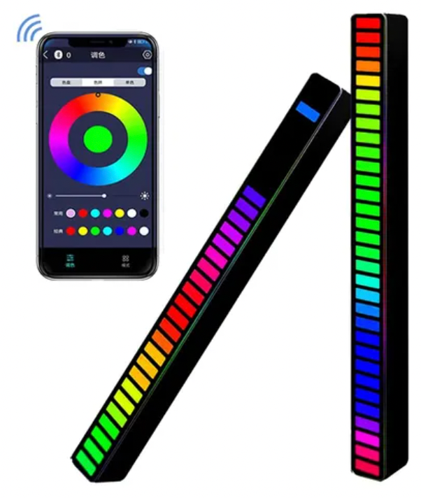 Barras LED RGB con Sincronización de Sonido