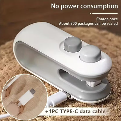 Sellador Portátil al Vacío Mini X3 — Conserva Más, Desperdicia Menos
