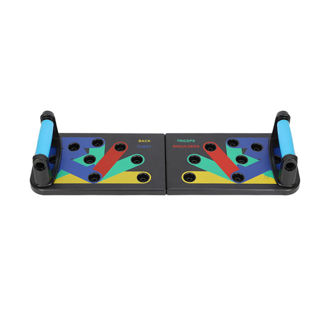 Tablero de Flexiones Multifuncional con Zonas por Músculo