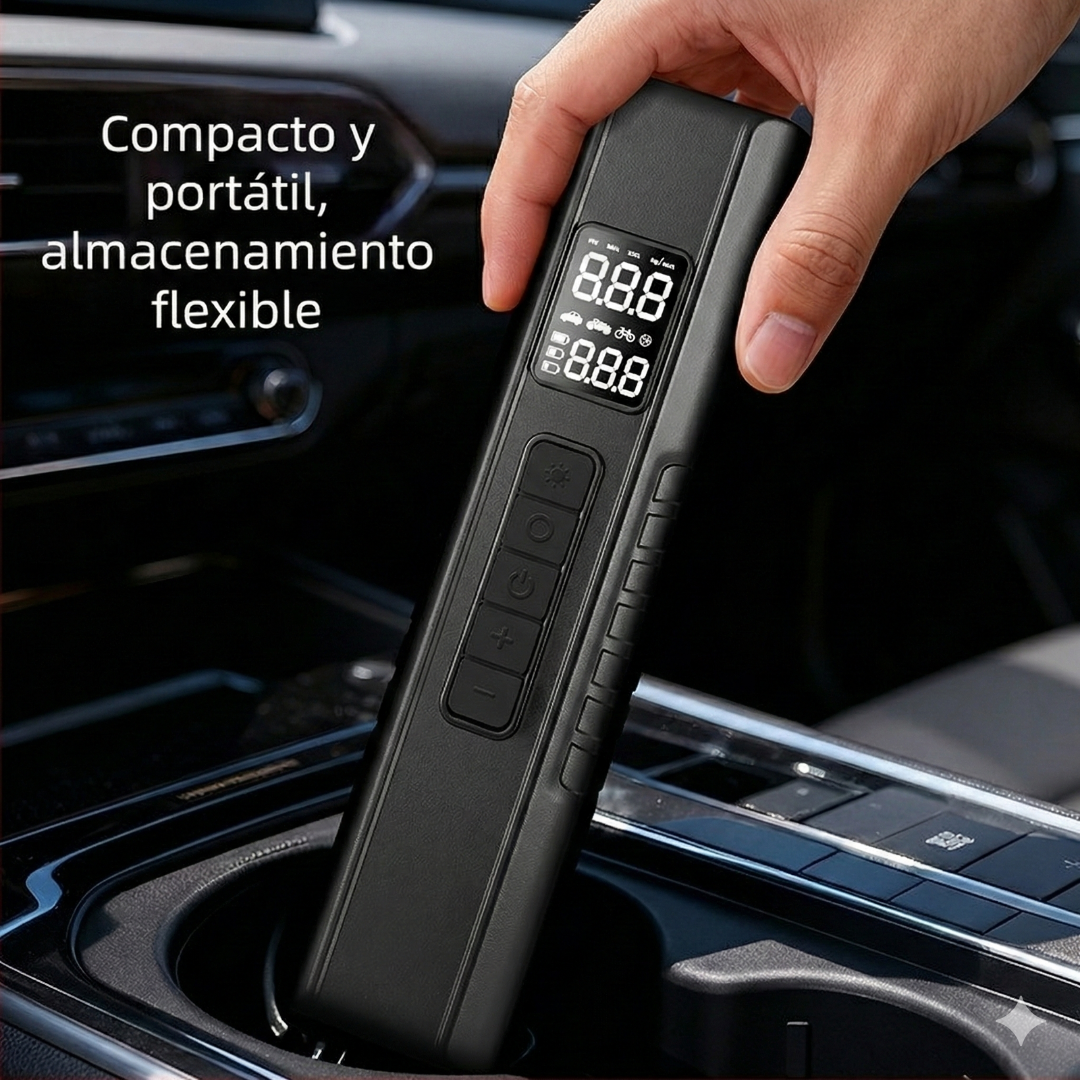 Compresor de Aire Digital 12V con Pantalla LED para Auto