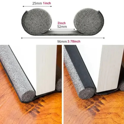 Menos corrientes de aire: burlete para puerta de 90 × 11 cm