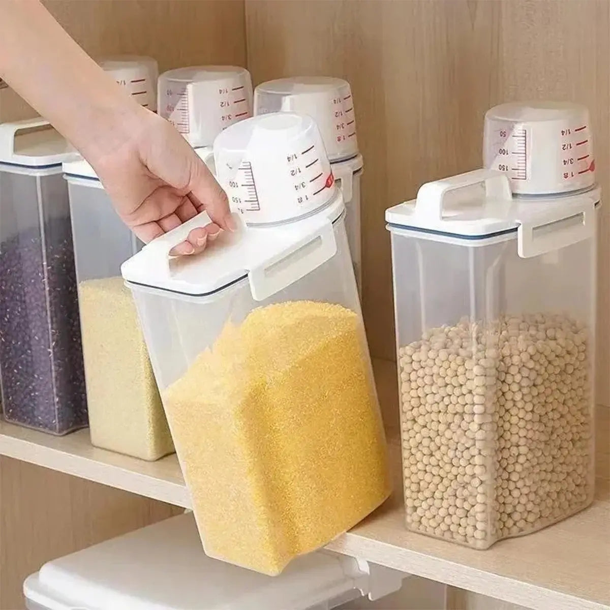 Contenedor Hermético con Pico Dispensador – Cocina Ordenada