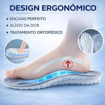 Plantilla Ortopédica 4D con Soporte de Arco — Mujer y Hombre