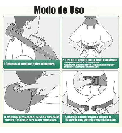 Masajeador Eléctrico Portátil para Dedos y Manos 4D