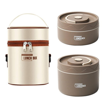 Lonchera Térmica 420ml + 520ml con Forro Aislante — Almuerzo