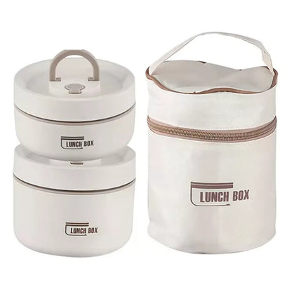 Lonchera Térmica 420ml + 520ml con Forro Aislante — Almuerzo