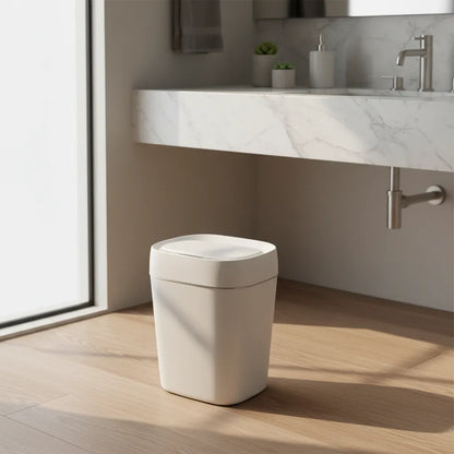 Basurero Automático con Sensor 14L Recargable — Sin Tocar la Tapa