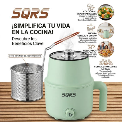 Cocina en formato compacto: olla eléctrica multifuncional de 2 L