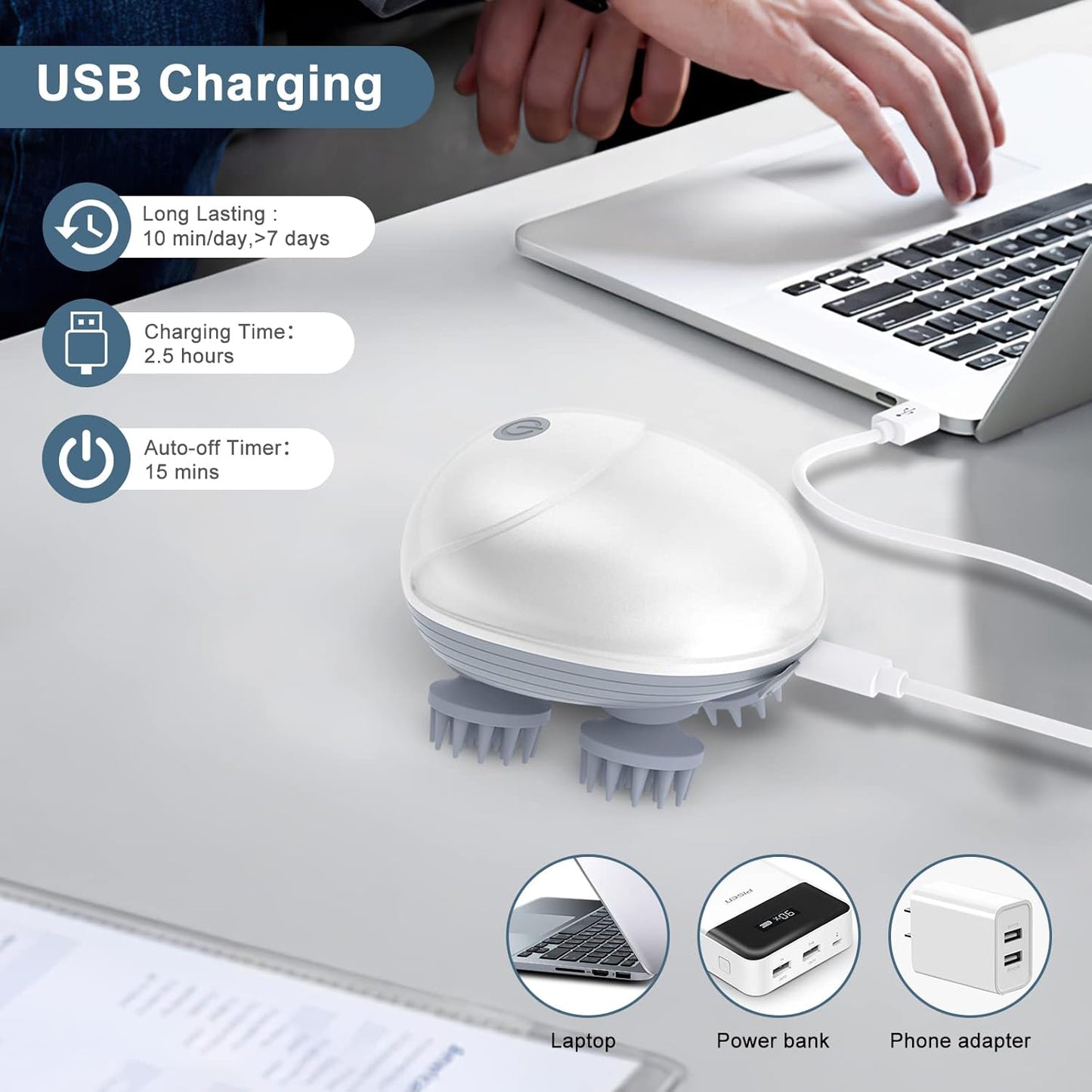 Masajeador Eléctrico Usb Pets