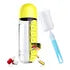 Botella de Agua con Pastillero Integrado 600ml
