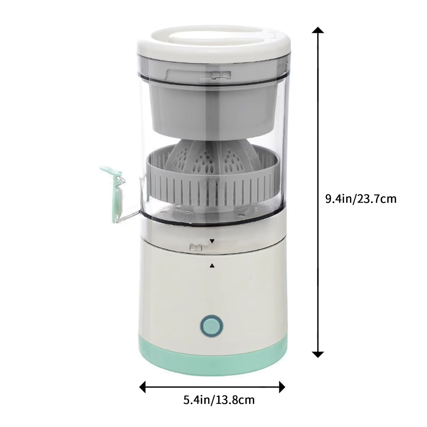 Exprimidor Eléctrico Portátil — Jugo Fresco en Segundos
