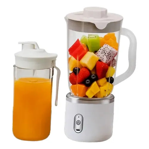 Batidos a tu gusto: mini licuadora portátil con vaso adicional